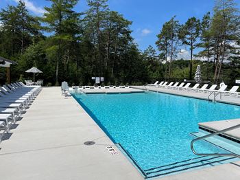 Resort-style salt water pool